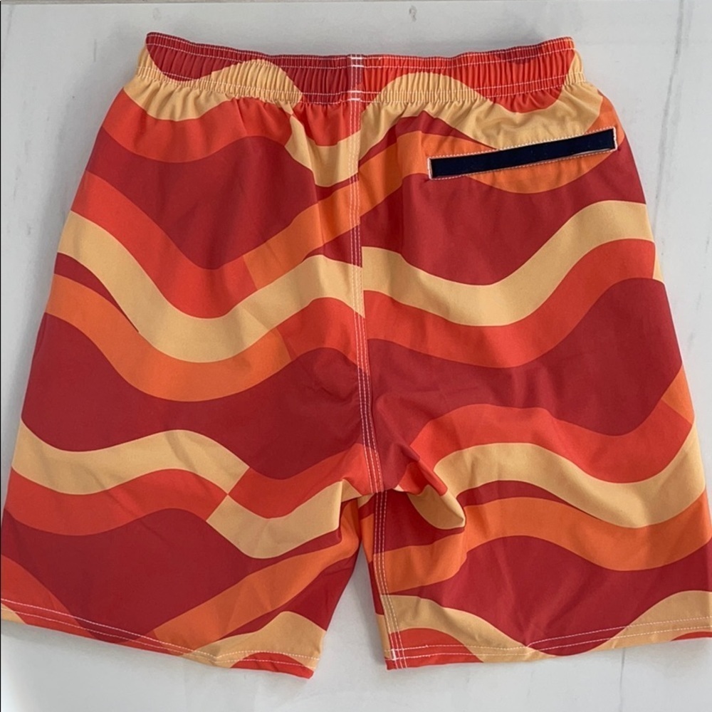 Orange Yellow Toes on the Nose Swim Trunks Size S - Picture 7 of 8